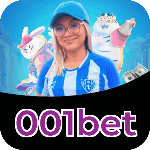 Interface do aplicativo 001bet mostrando jogos disponíveis no iOS e Android